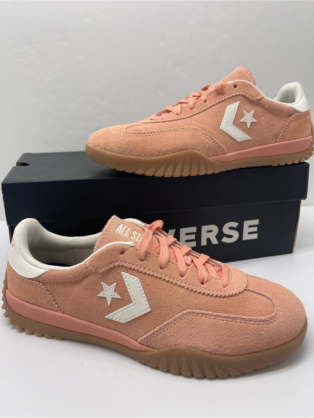 Converse WMNS All Star Low Top RUN STAR TRAINER OX FLAMINGO FADE/EGRET Sneakers - Picture 11 of 16